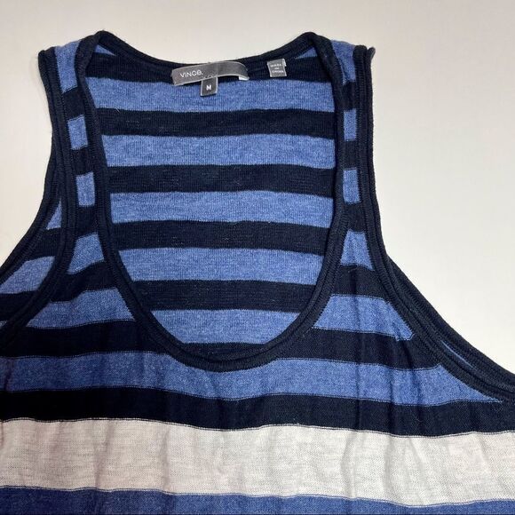 Vince Long Striped Tank - Picture 5 of 11